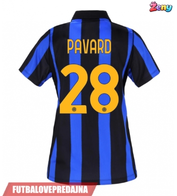 Lacne Ženy Futbalové dres Inter Milan Benjamin Pavard #28 2026-27 Krátky Rukáv - Domáci